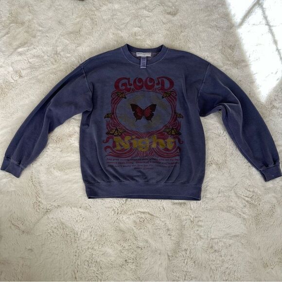 UO Urban Outfitters Purple Project Social T Dreamscape Pullover Sweatshirt - Picture 3 of 13